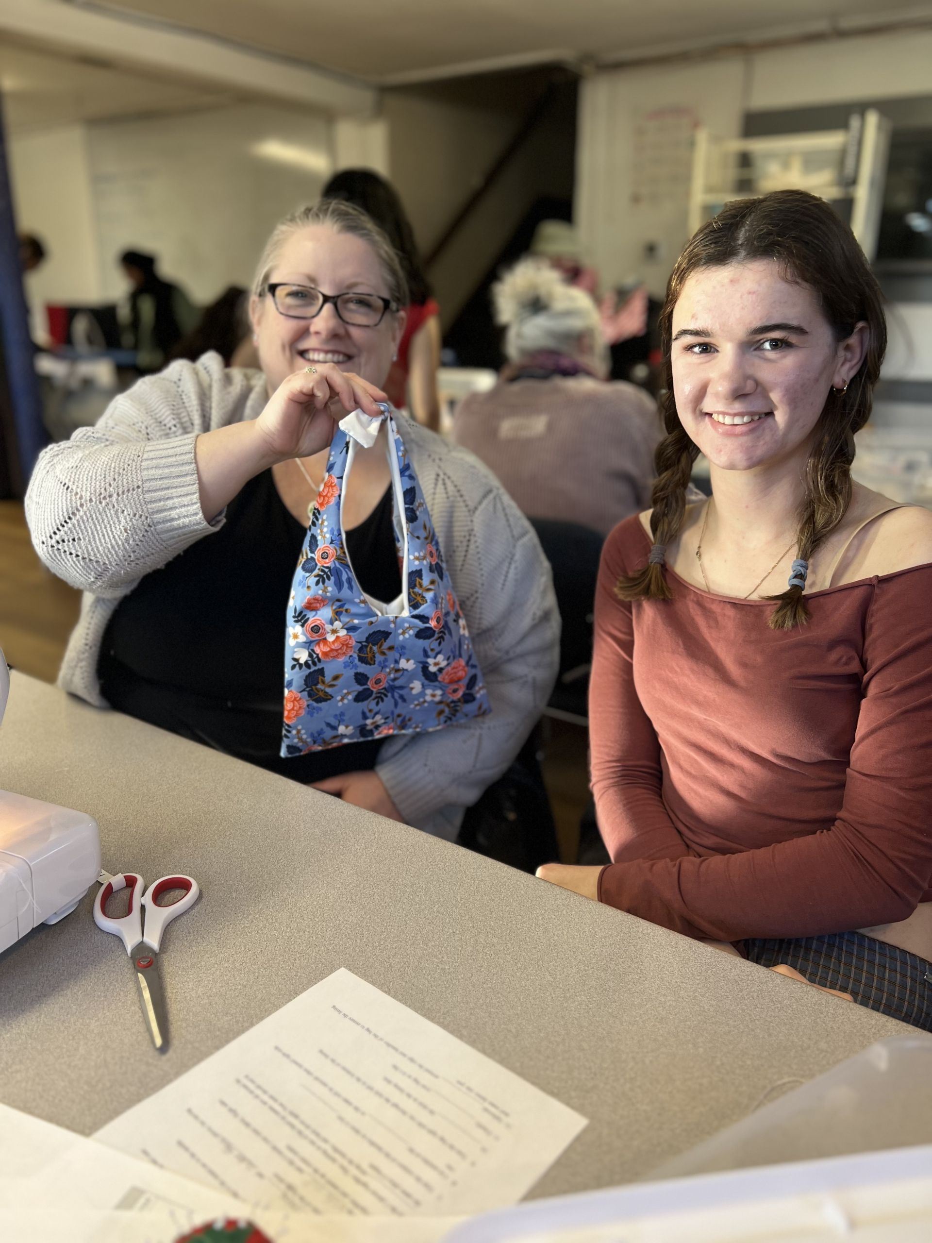 Landmark Students Teach Teachers in Sewing Workshop