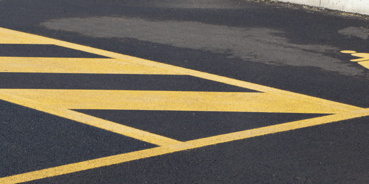 Painted Yellow Lines