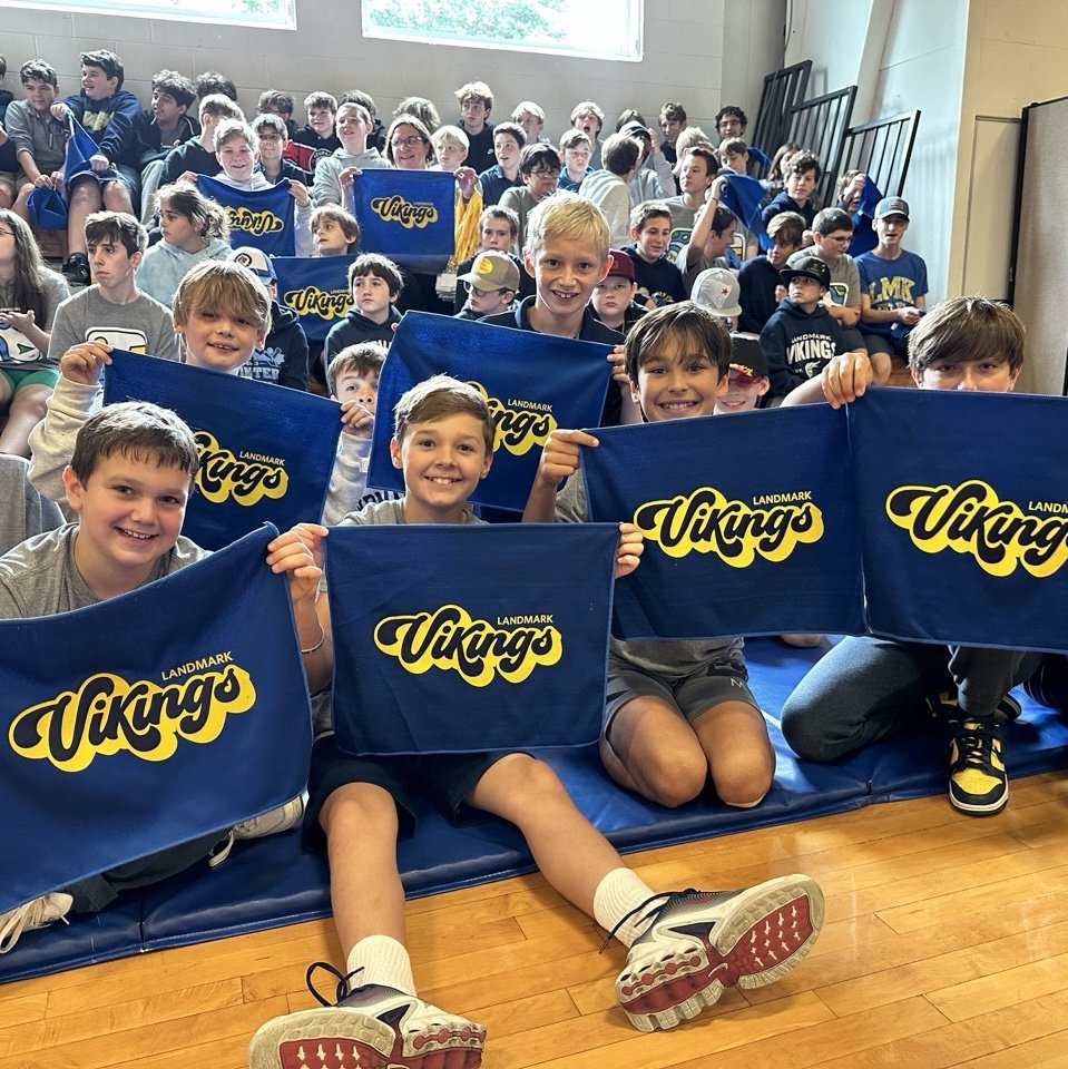 students at Cares Spirit Day with Rally Towels