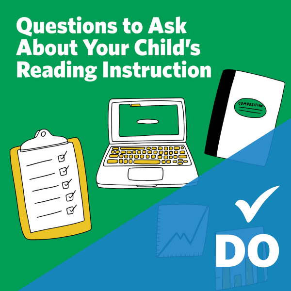 link to do resource with questions to ask about your childs reading instruction