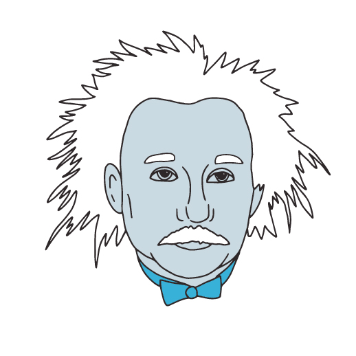 illustration of Albert Einstein